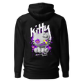 zwarte hoodie Kitty achterkant | black hoodie kitty back | ImPerfect wear