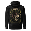 zwart limited hoodie sterrenbeeld Ram achterkant | black limited hoodie zodiac aries back | ImPerfect wear