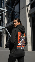 zwart limited hoodie sterrenbeeld Ram achterkant | black limited hoodie zodiac aries back | ImPerfect wear