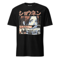 zwart basic t-shirt shonen voorkant | black basic T-shirt shonen front