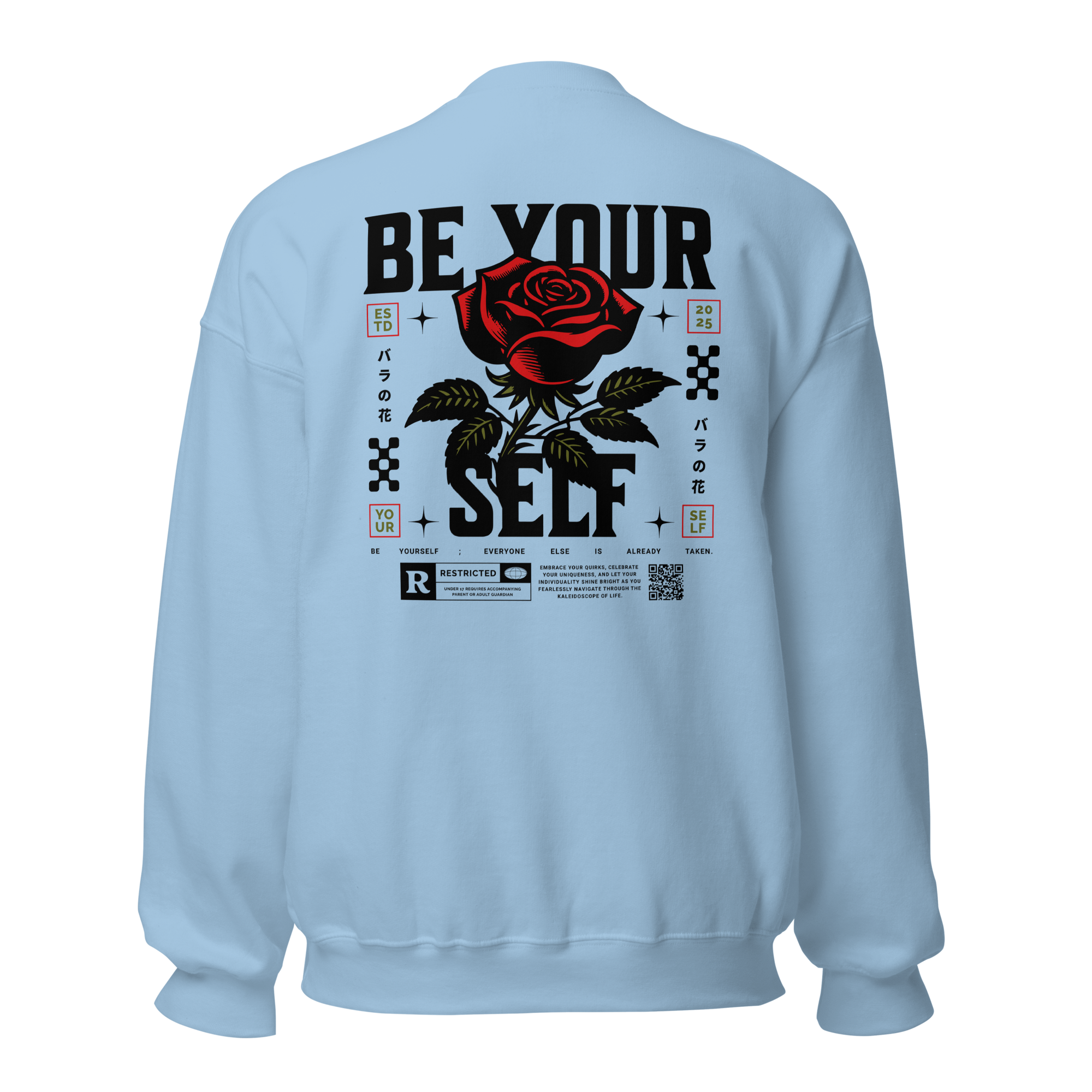 Sweatshirt without hood | Be Your Self