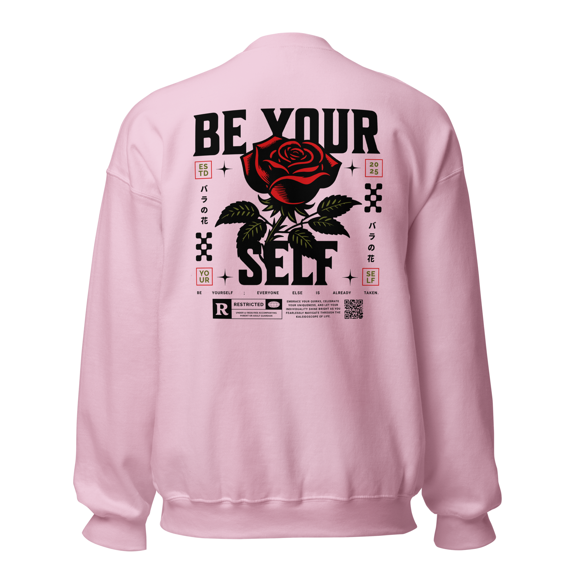 Sweatshirt without hood | Be Your Self