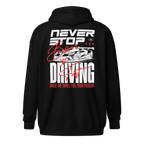 Zip hoodie | Never Stop Driving