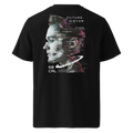 Zwart T-shirt van biologisch katoen Distortion achterkant | Black organic cotton T-shirt Distortion Back | ImPerfect Wear