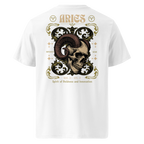 witte limited eco cotton t-shirt sterrenbeeld Ram achterkant | white limited eco cotton t-shirt zodiac aries back | ImPerfect wear