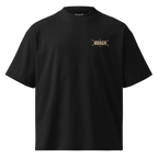 zwart limited oversized eco cotton t-shirt sterrenbeeld Ram voorkant | black limited oversized eco cotton t-shirt zodiac aries front | ImPerfect wear