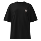 zwart limited oversized eco cotton t-shirt sterrenbeeld Ram voorkant | black limited oversized eco cotton t-shirt zodiac aries front | ImPerfect wear