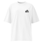 witte limited oversized eco cotton t-shirt sterrenbeeld Ram voorkant | white limited oversized eco cotton t-shirt zodiac aries front | ImPerfect wear