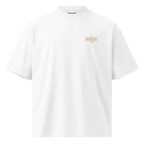 witte limited oversized eco cotton t-shirt sterrenbeeld Ram voorkant | white limited oversized eco cotton t-shirt zodiac aries front | ImPerfect wear