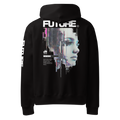zwarte oversized hoodie Future achterkant | black oversized hoodie Future back | ImPerfect wear