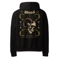zwarte limited oversized hoodie sterrenbeeld Ram achterkant | black limited oversized hoodie zodiac aries back | ImPerfect wear