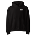 zwart limited oversized hoodie sterrenbeeld Ram voorkant | black limited oversized hoodie zodiac aries front | ImPerfect wear