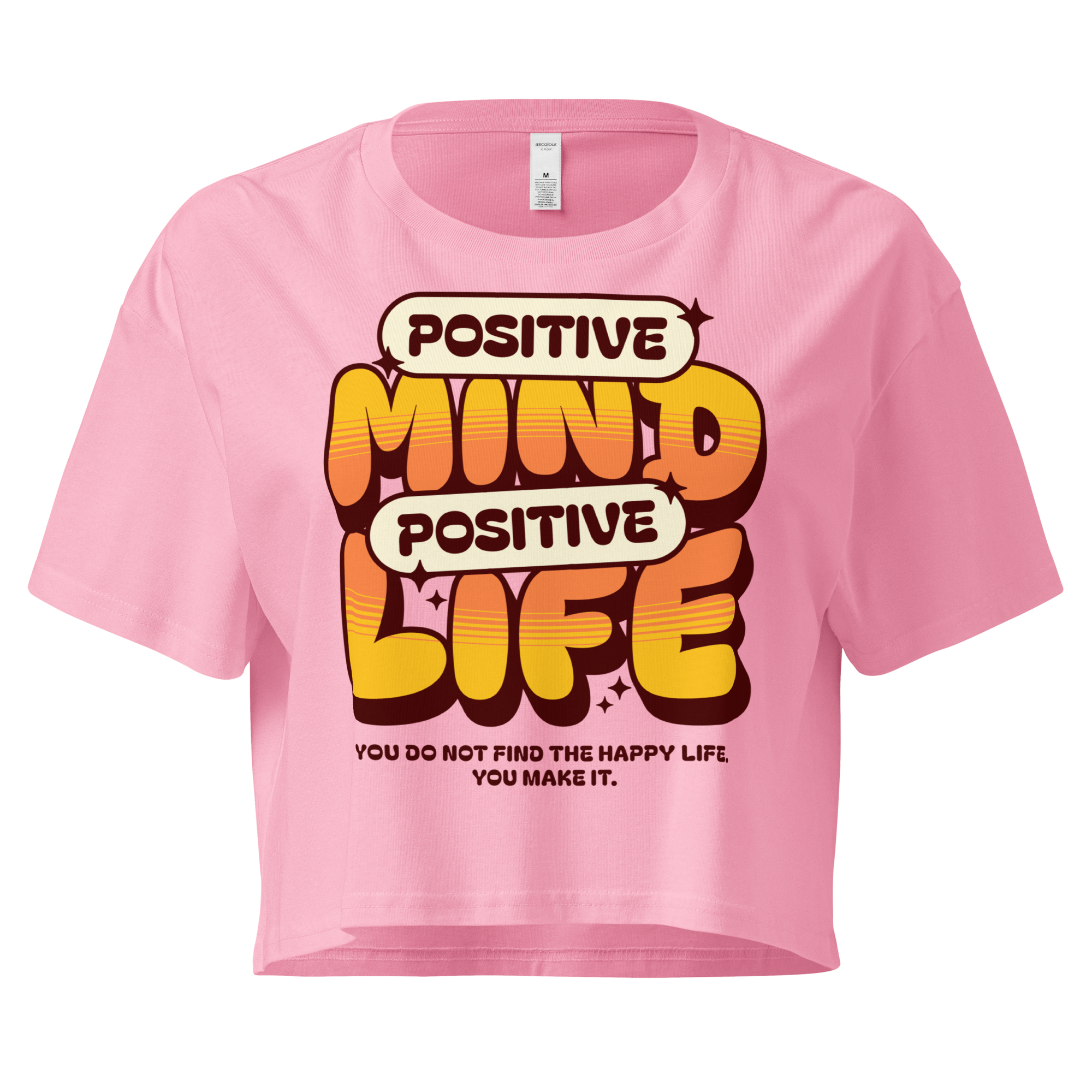 Women's crop top | Positive Mind Positive Life