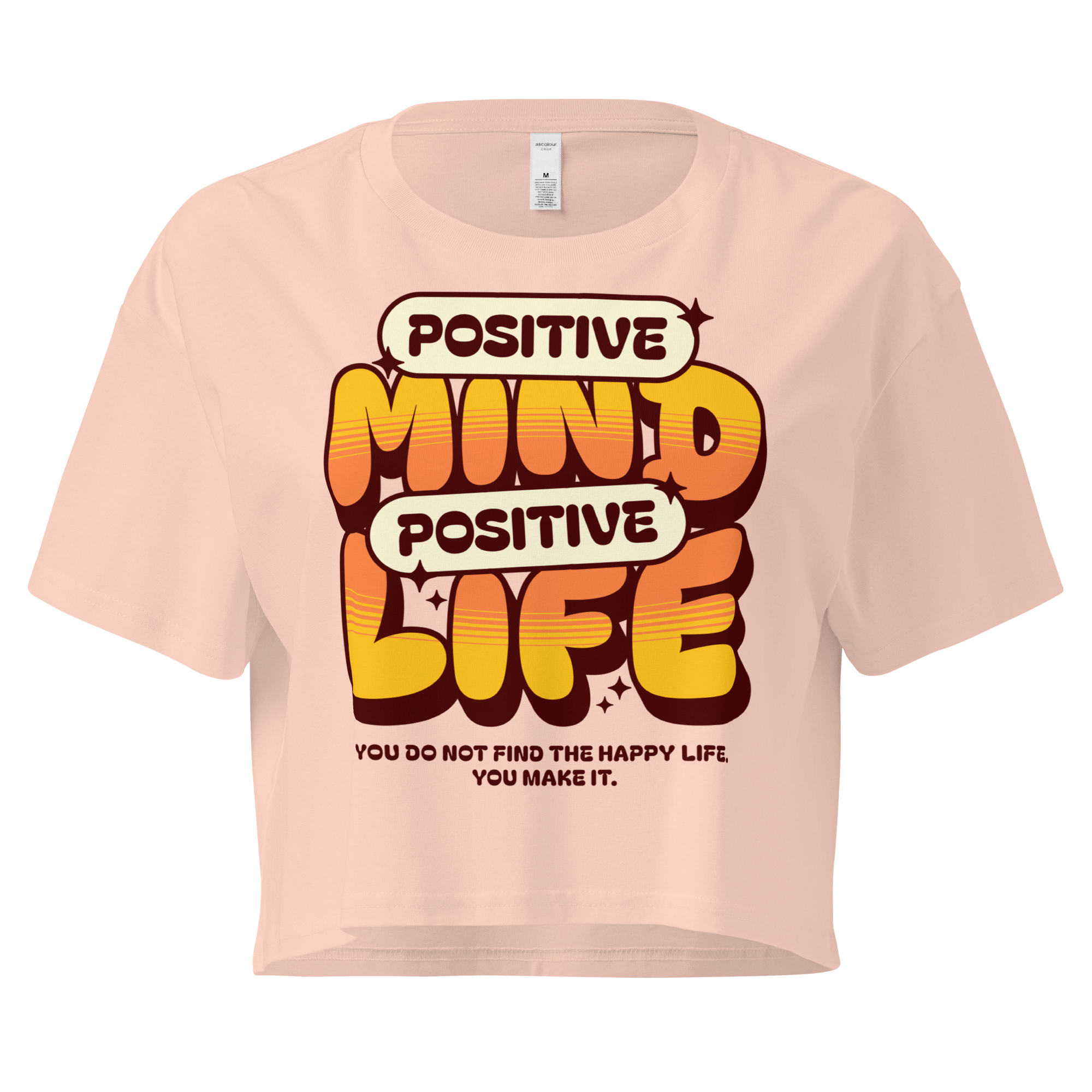 Women's crop top | Positive Mind Positive Life